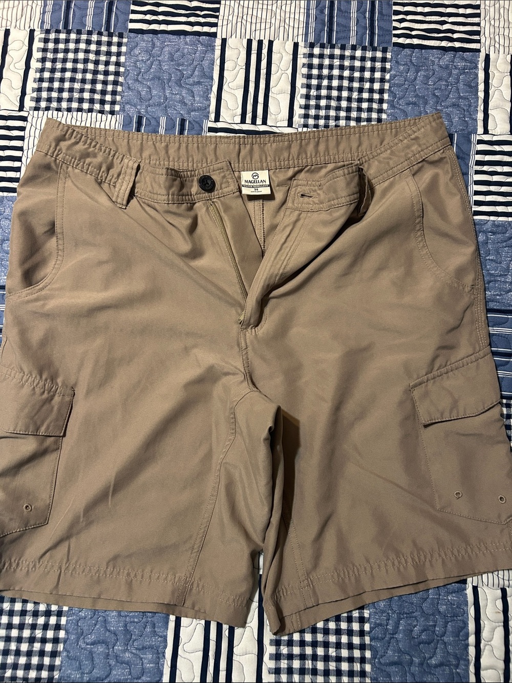 Magellan Outdoors Tan Cargo Shorts